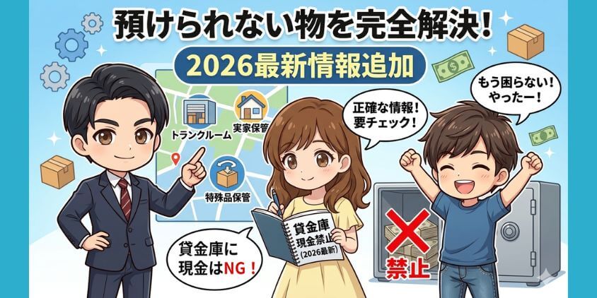 預けられない物の代替保管先──困りごと完全解決