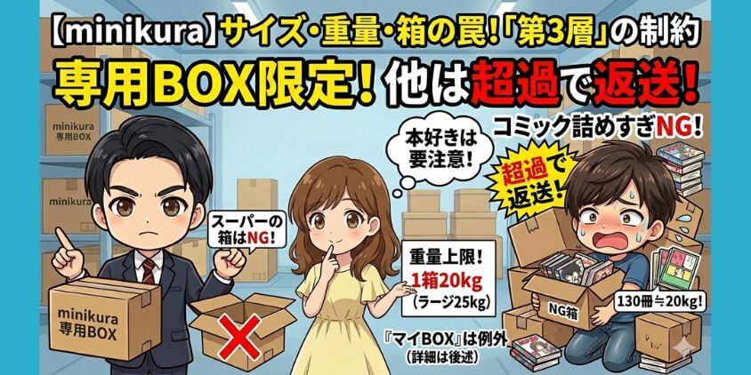 第3層「サイズ・重量・箱の制約」のざっくり全体像