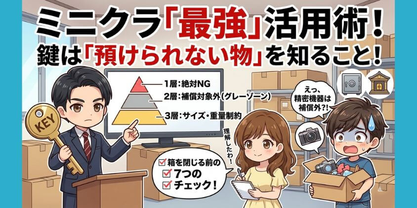 まとめ：預けられないものを知れば、ミニクラは最強の収納インフラになる
