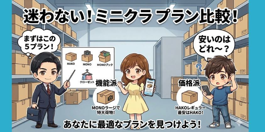 ミニクラ全5プランの料金一覧｜どれを選ぶかはここで決まる
