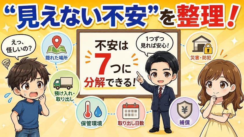 結論:ミニクラの倉庫は「場所が見えない=むしろ守られている」